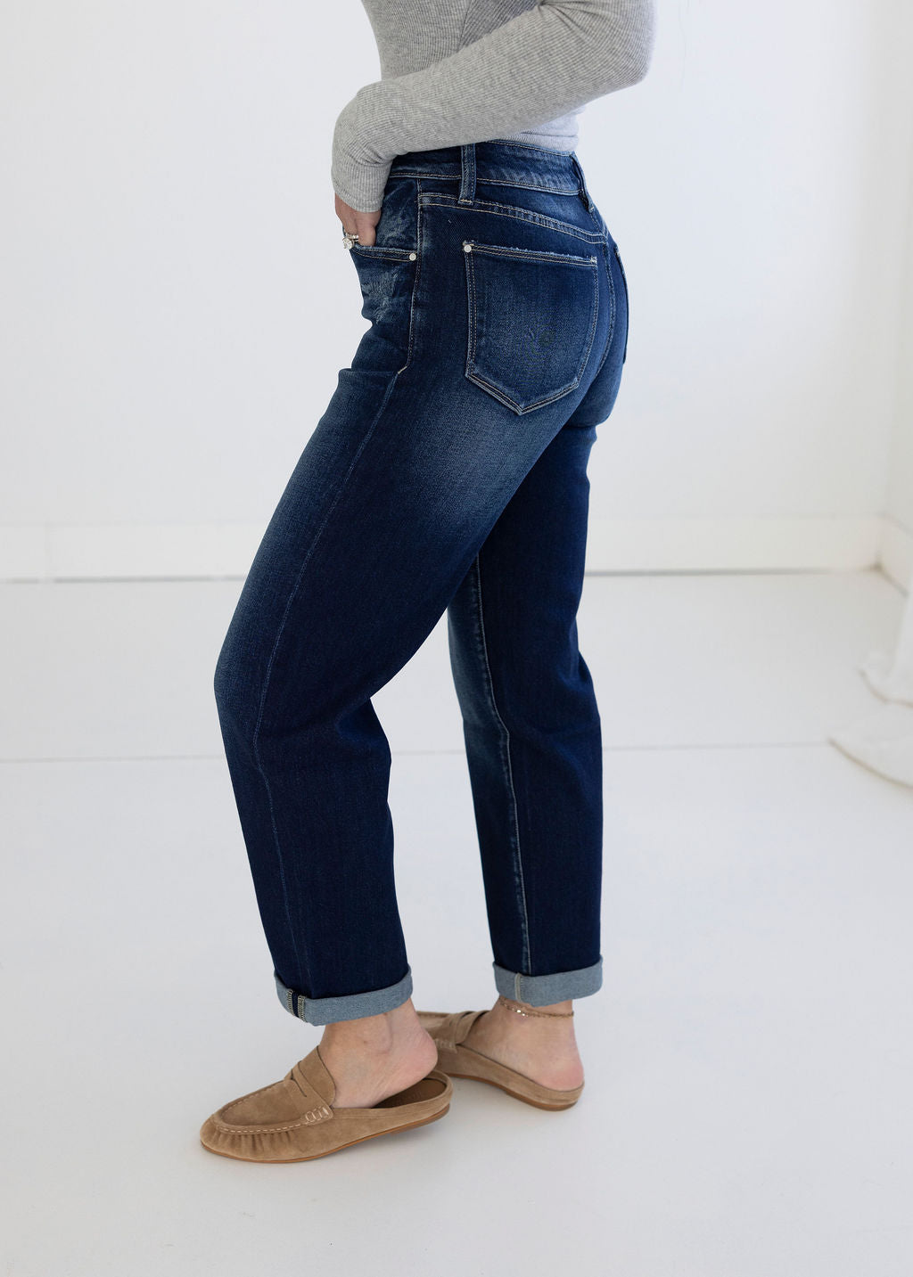 Janis Petra Baggy Straight Jeans