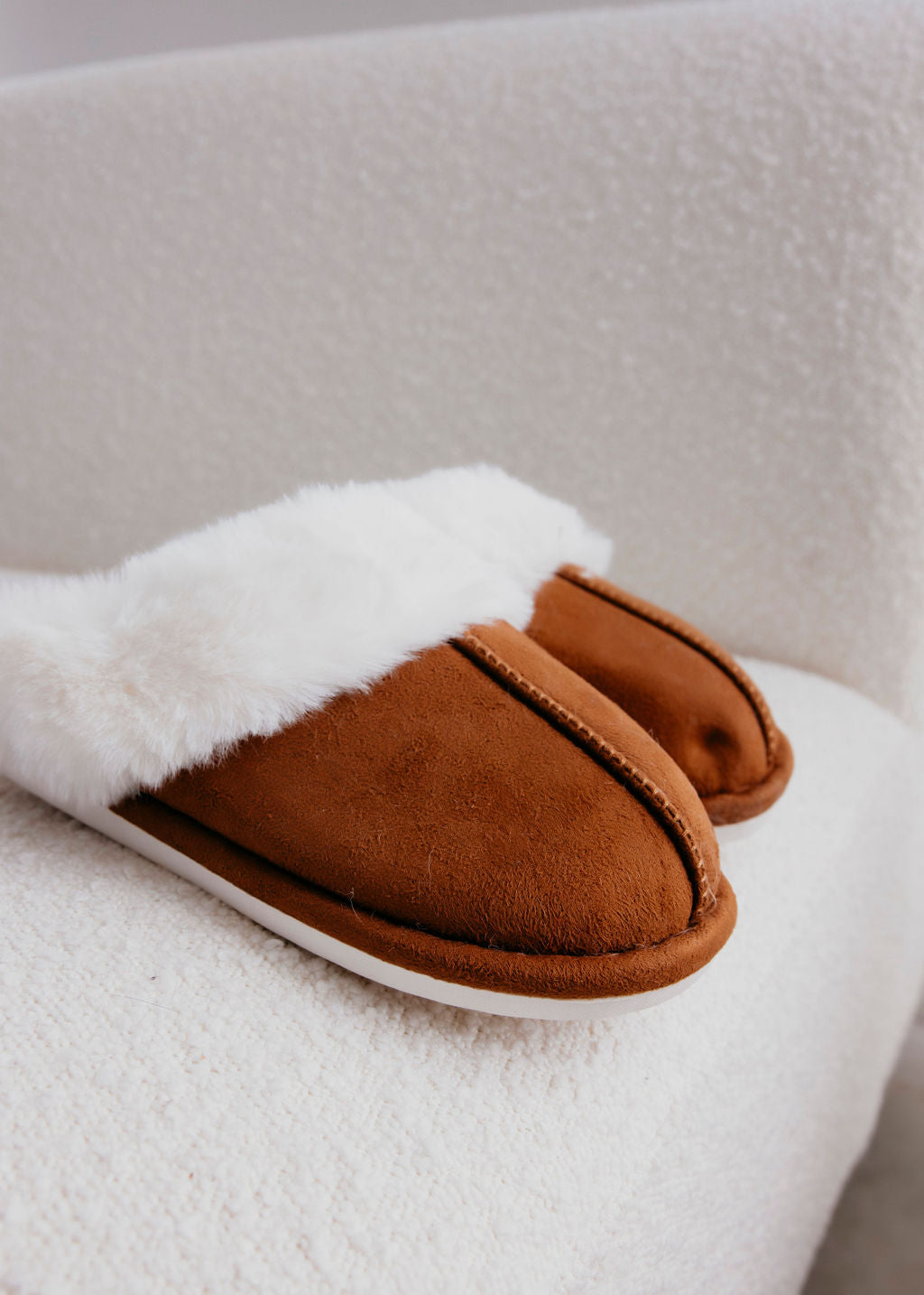 image of Lounge Around Fur Slippers