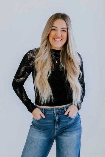 Rachelle Mesh Top