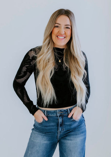 Rachelle Mesh Top product view