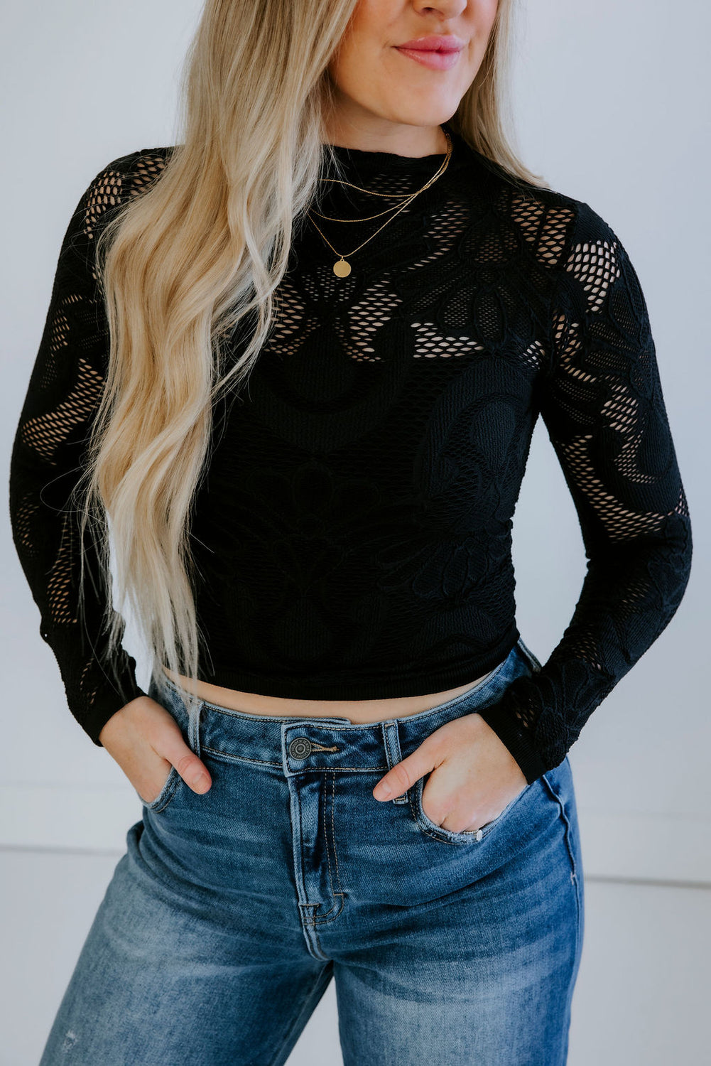 Rachelle Mesh Top
