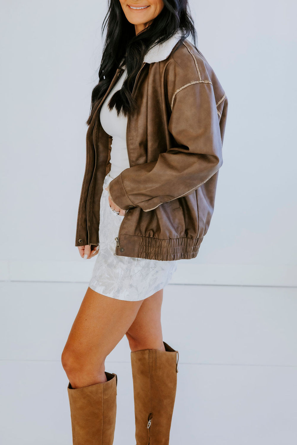 Samson Faux Leather Jacket