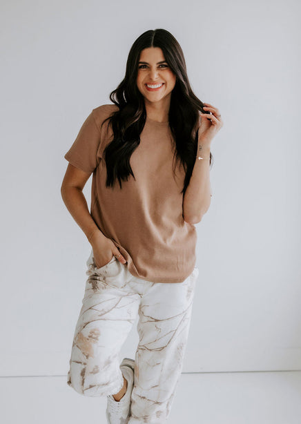 Westin Waffle Tee by Lily and Lottie product view