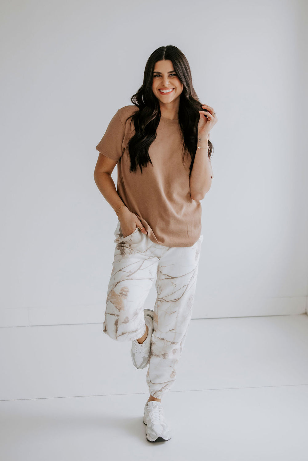 Westin Waffle Tee by Lily and Lottie