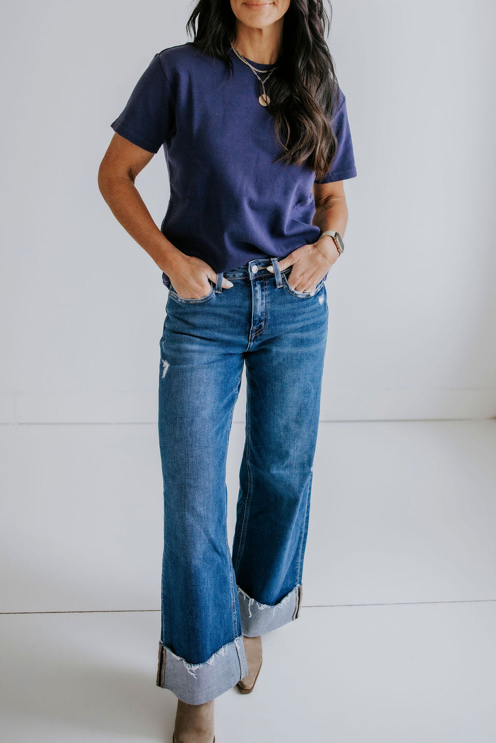 Westin Waffle Tee by Lily and Lottie