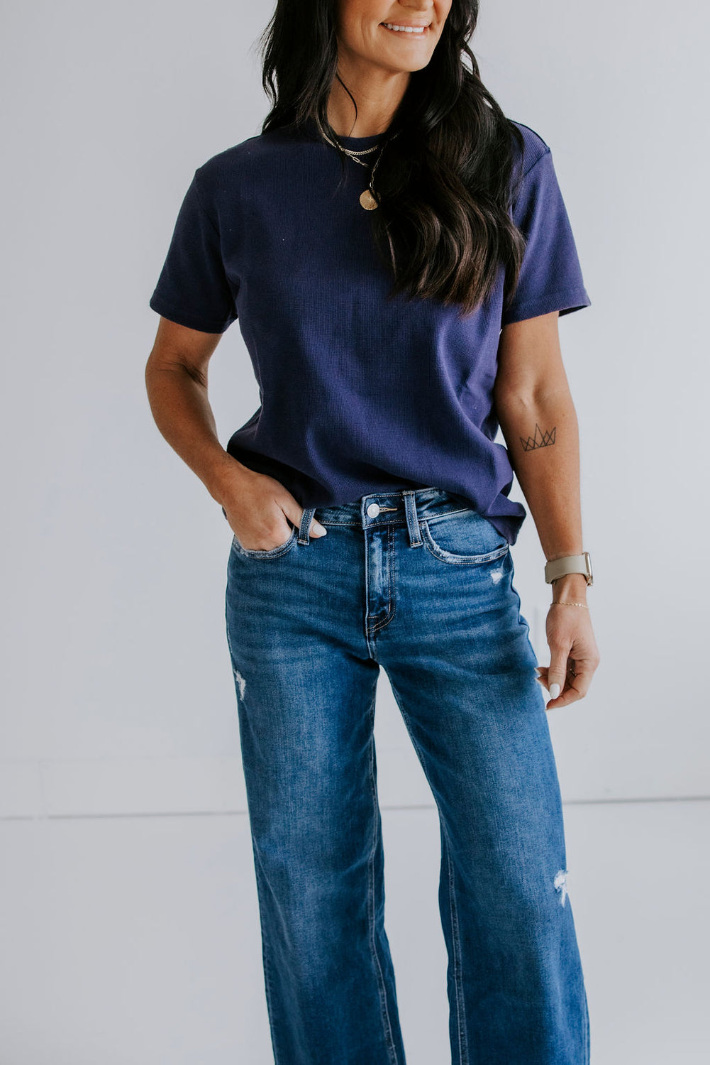 Westin Waffle Tee by Lily and Lottie