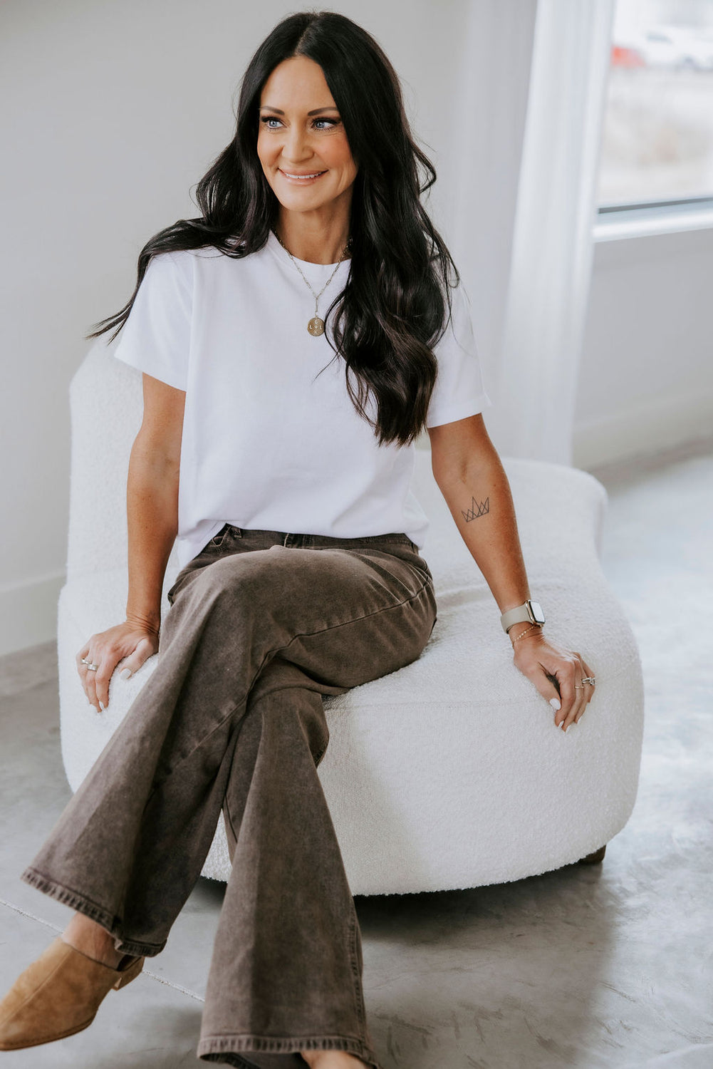 Westin Waffle Tee by Lily and Lottie