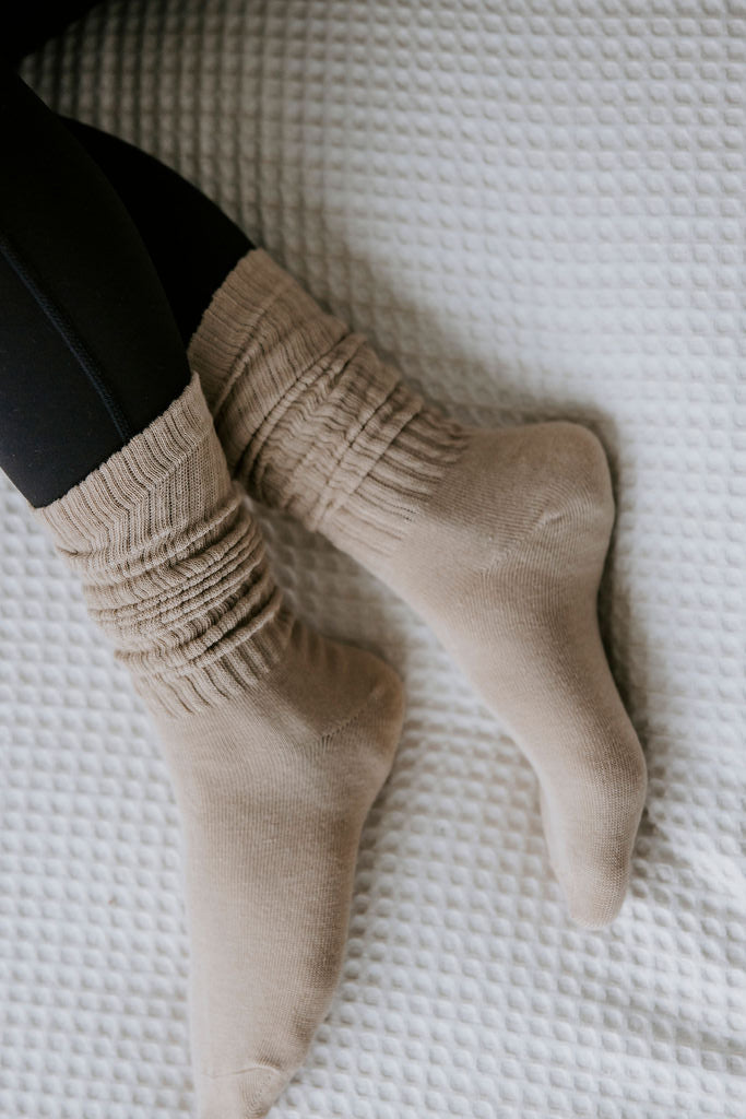 Slouchy Knit Socks