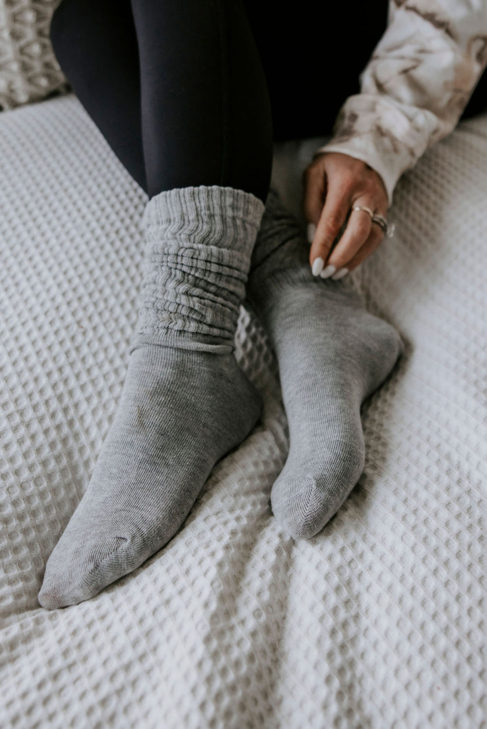 Slouchy Knit Socks