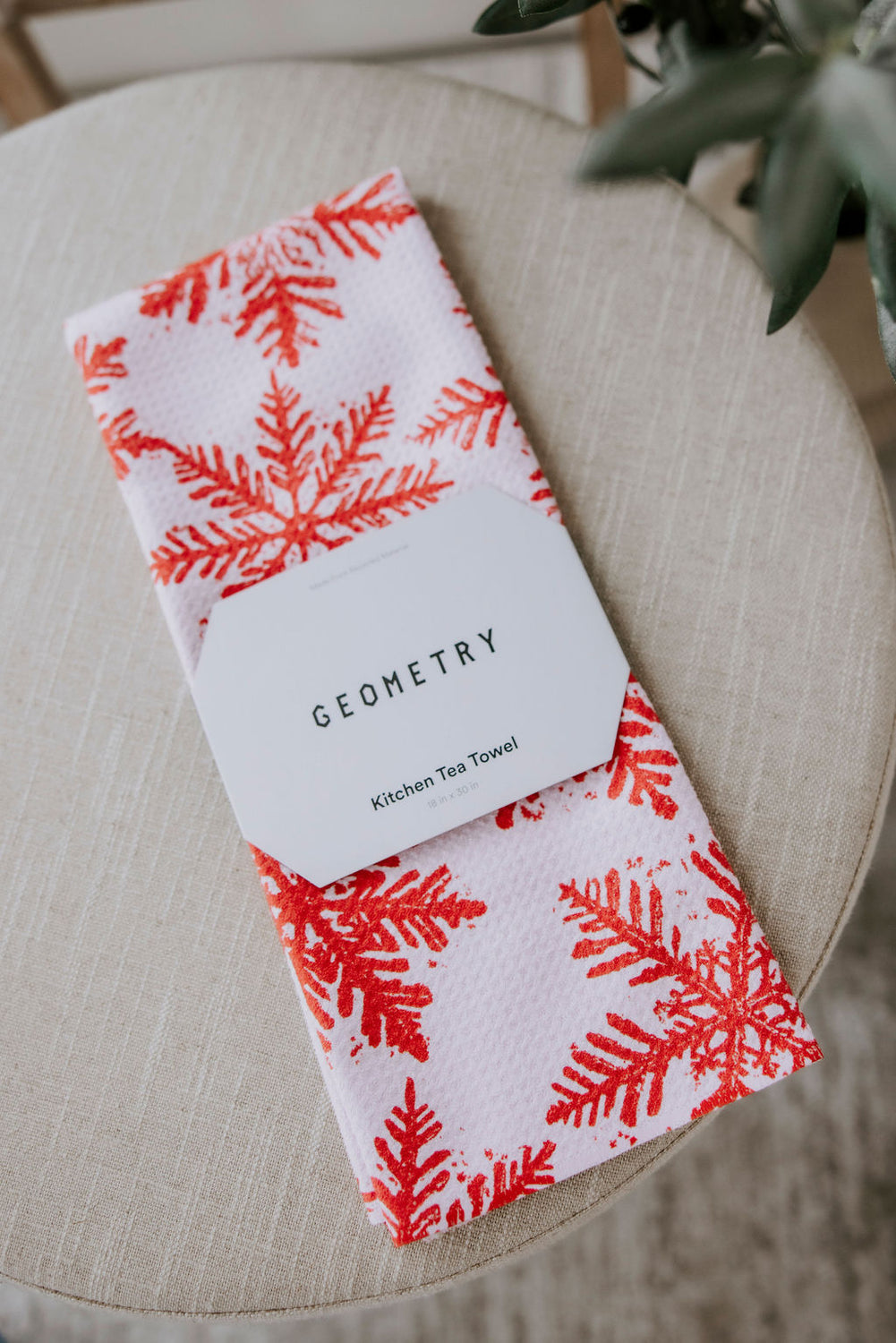 Geometry Christmas Tea Towels