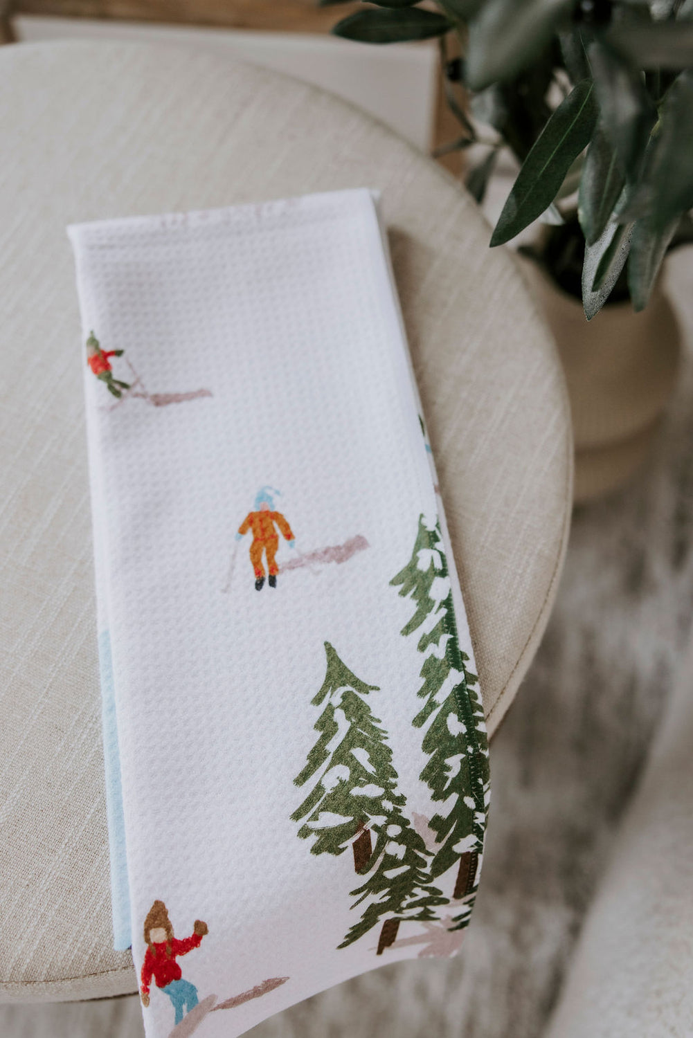 Geometry Christmas Tea Towels