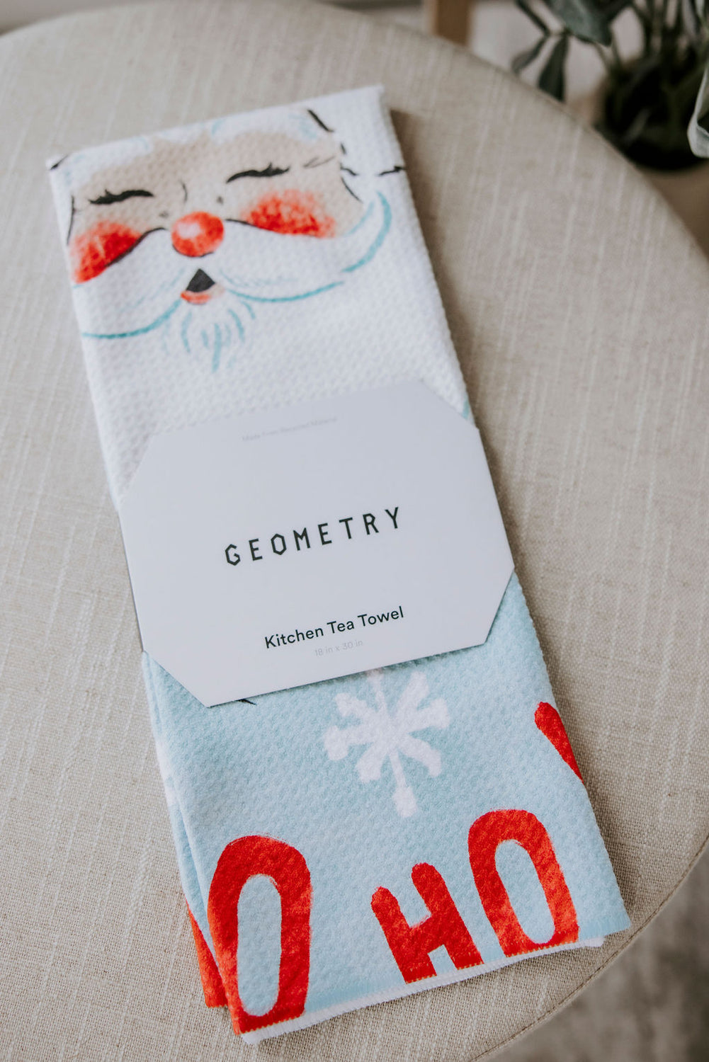 Geometry Christmas Tea Towels