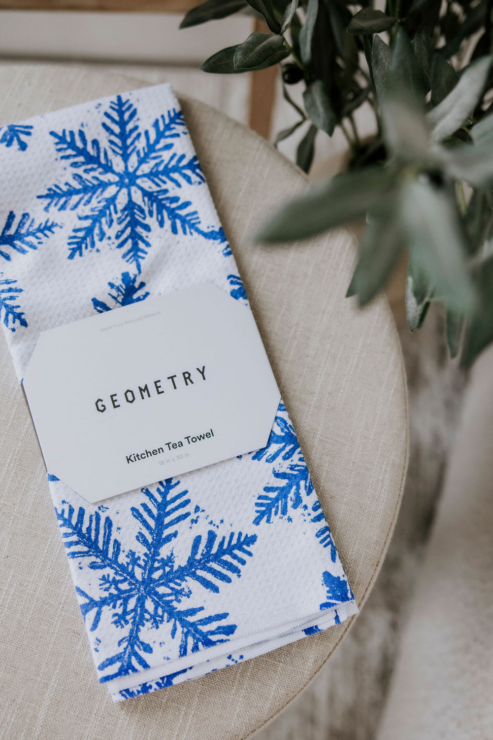 Geometry Christmas Tea Towels