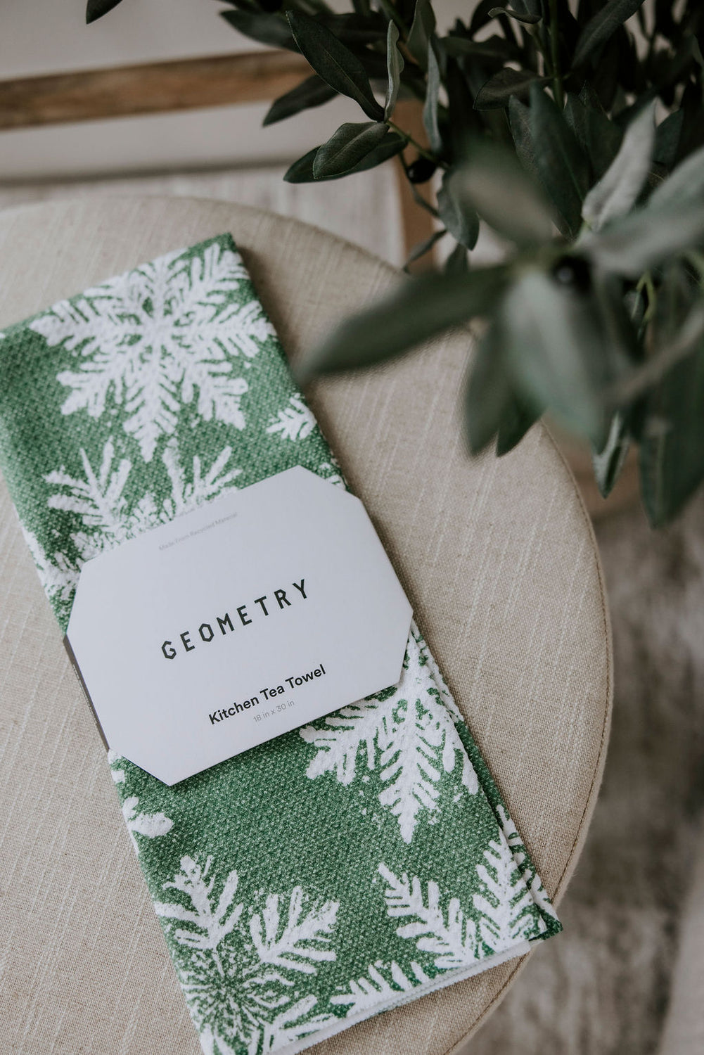 Geometry Christmas Tea Towels