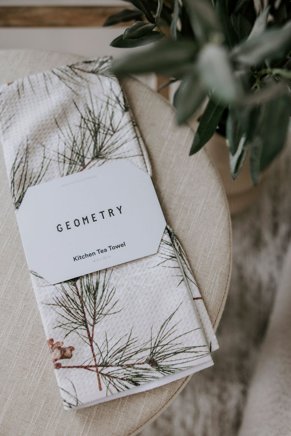 Geometry Christmas Tea Towels