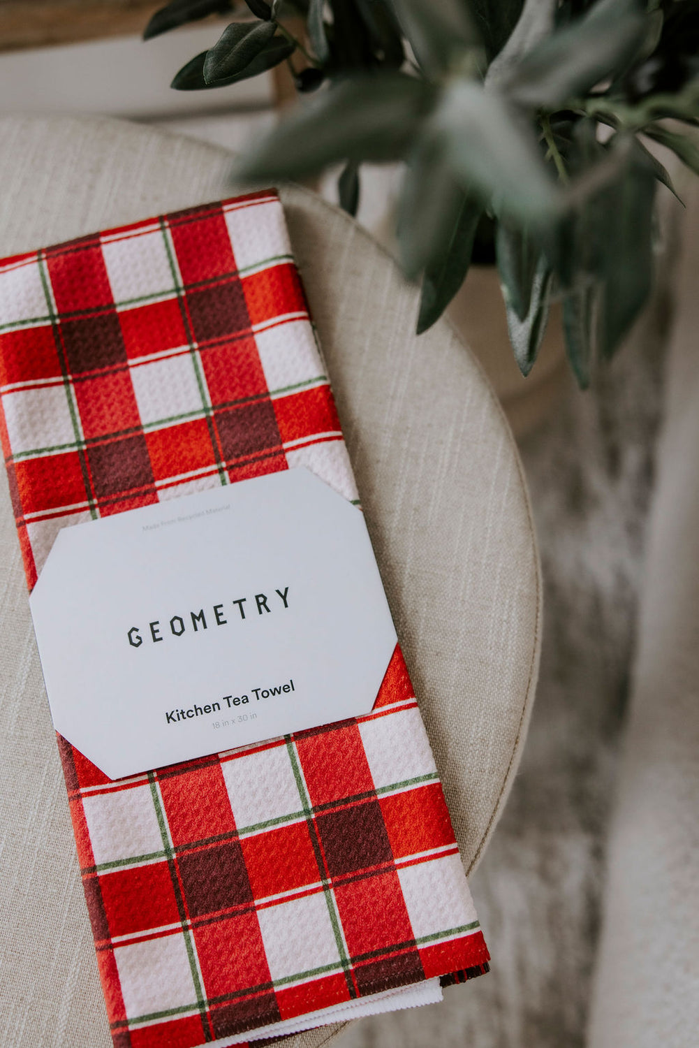 Geometry Christmas Tea Towels
