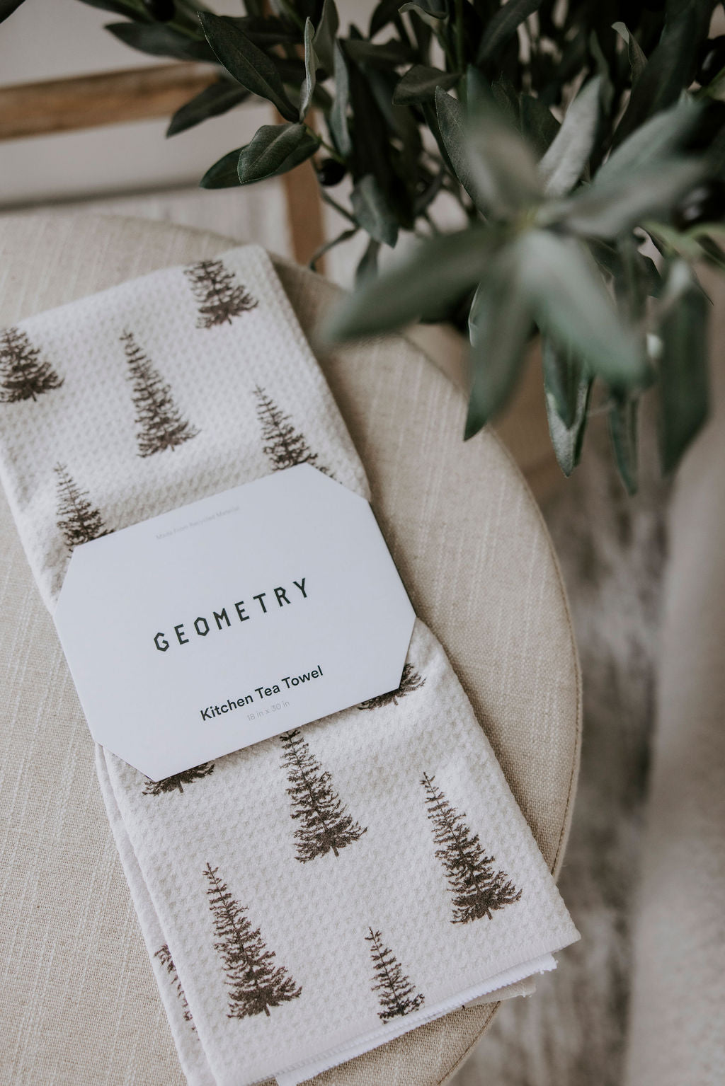 image of Geometry Christmas Tea Towels