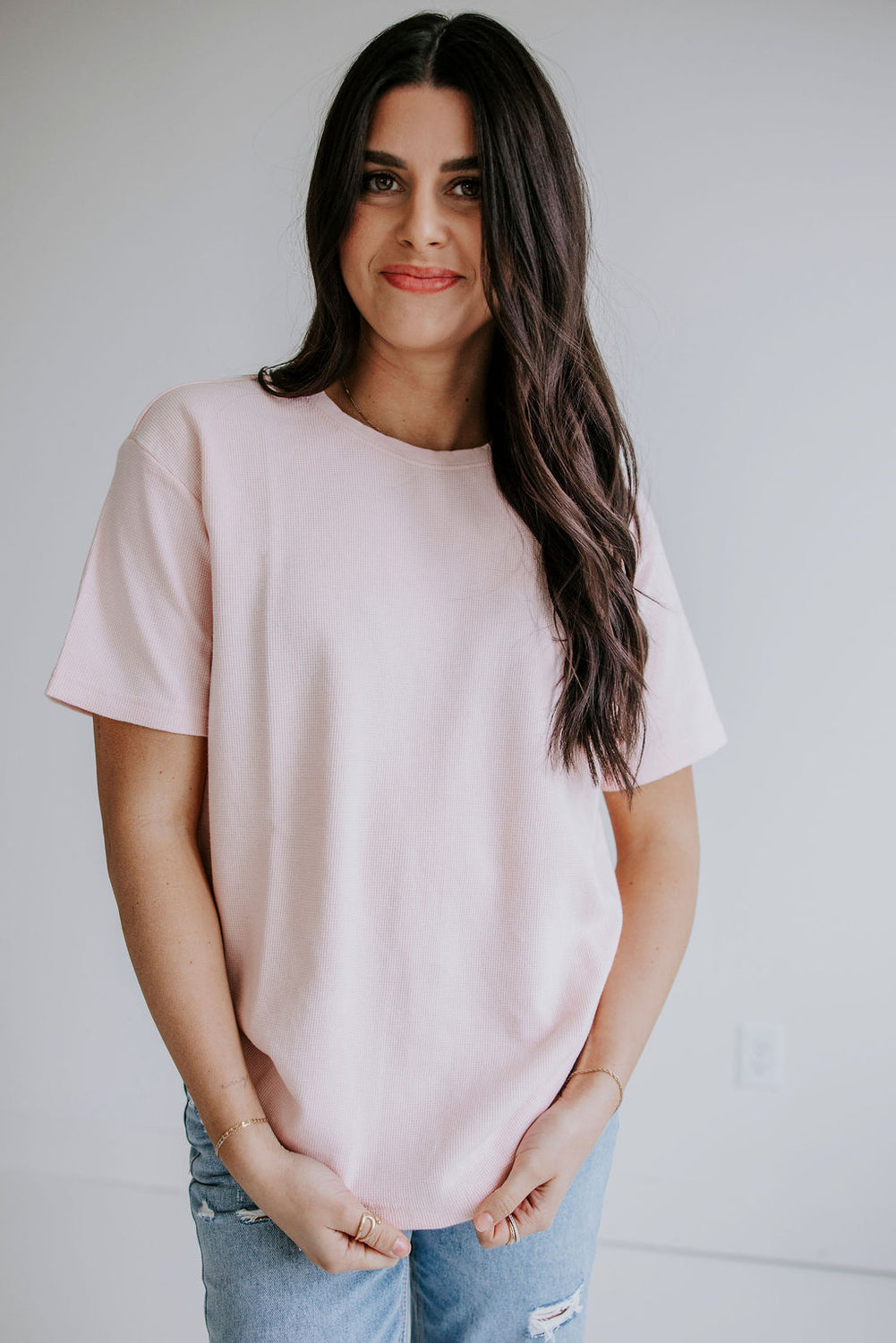 Westin Waffle Tee by Lily and Lottie