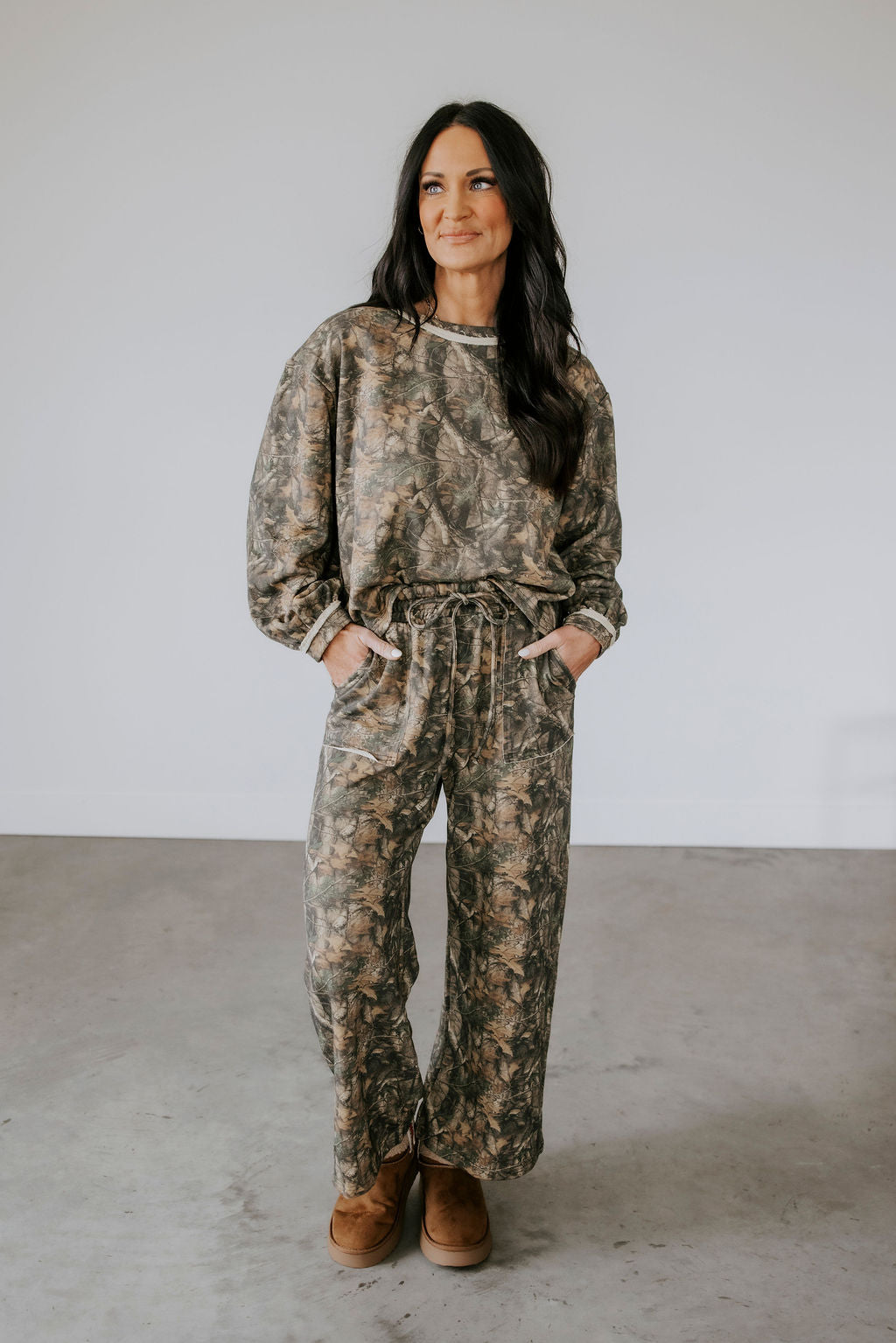 image of Sylvie Camo Sweatpant Set