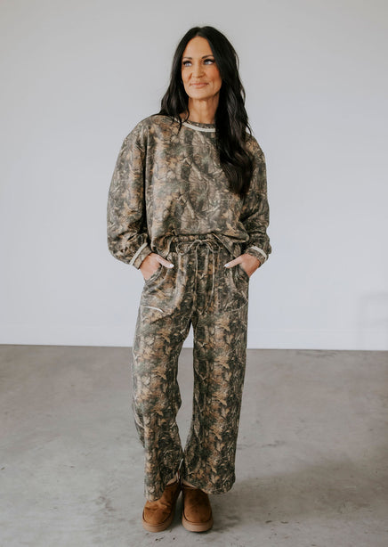 Sylvie Camo Sweatpant Set product view