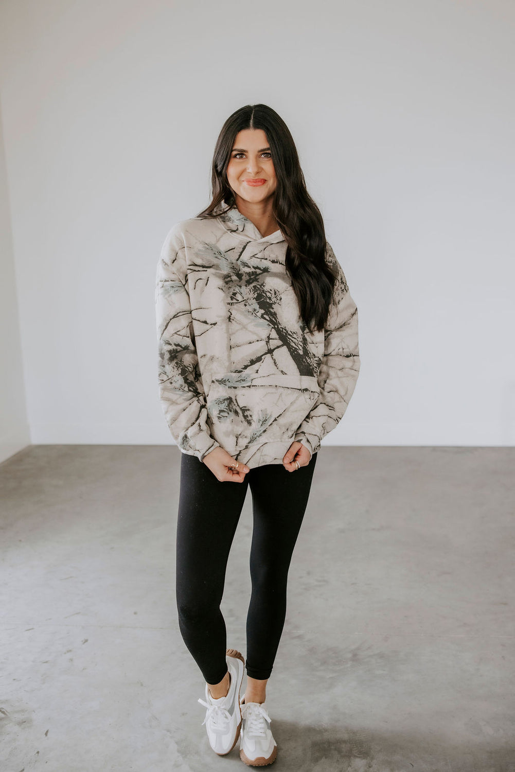 Mist Dune Camo Hoodie by Lily & Lottie