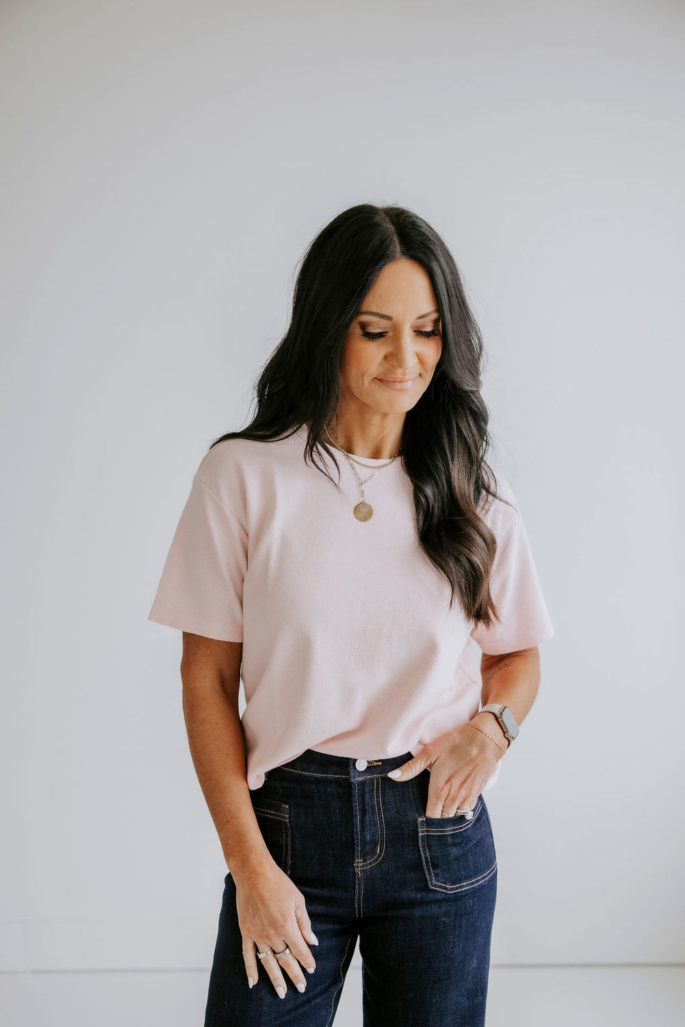 Westin Waffle Tee by Lily and Lottie