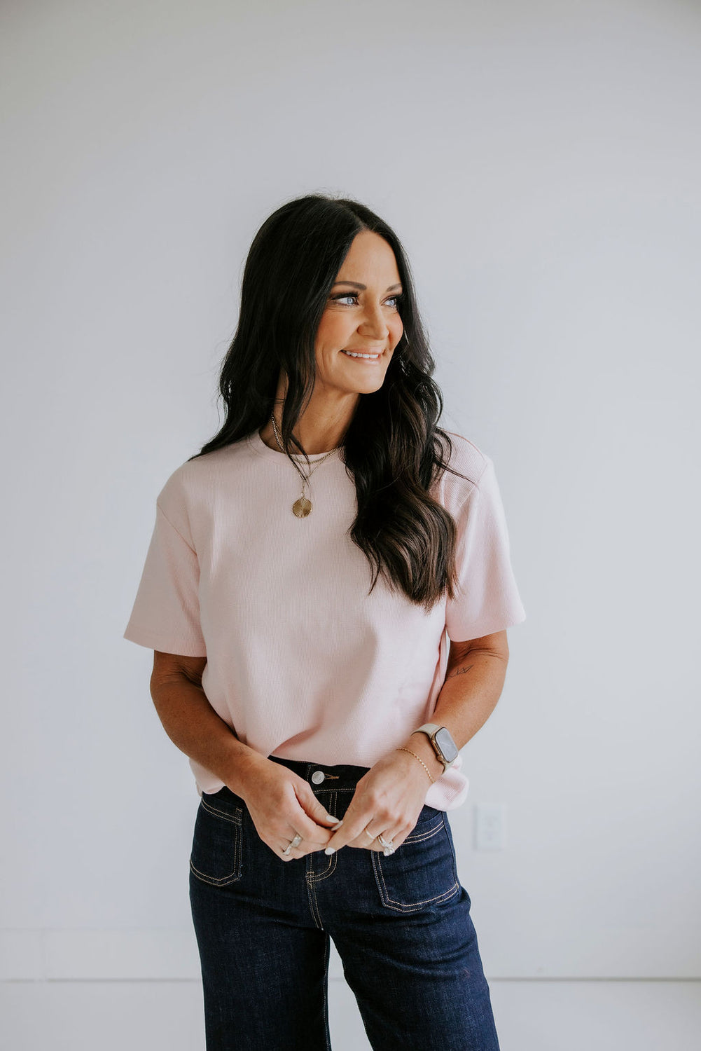 Westin Waffle Tee by Lily and Lottie