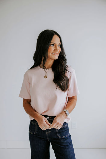 Westin Waffle Tee by Lily and Lottie