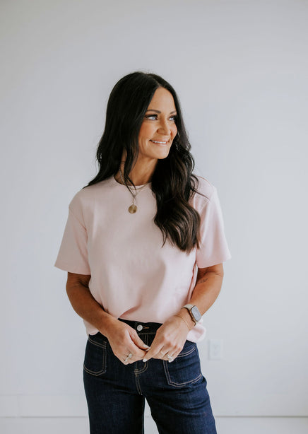 Westin Waffle Tee by Lily and Lottie product view