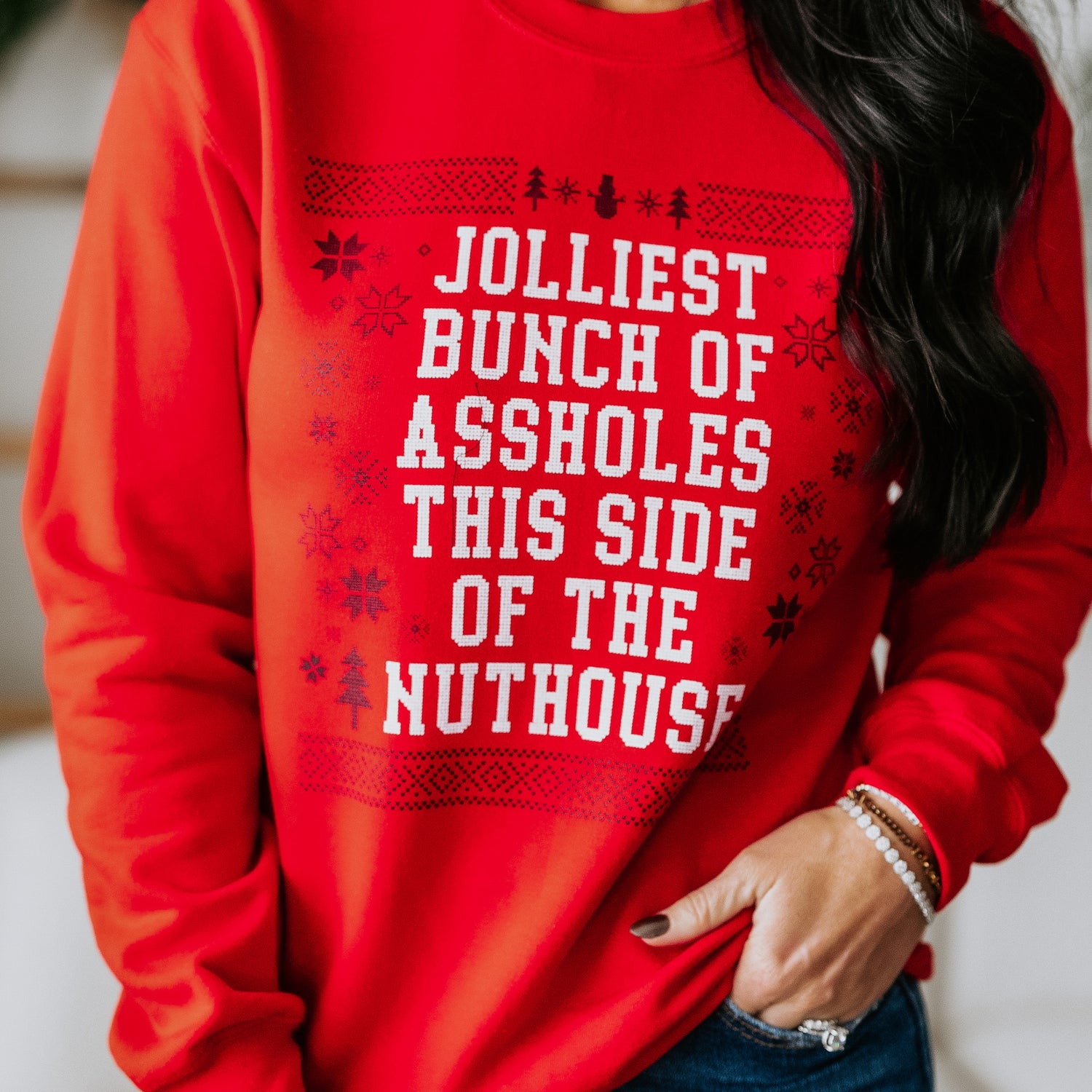 Jolliest Bunch Graphic Sweatshirt