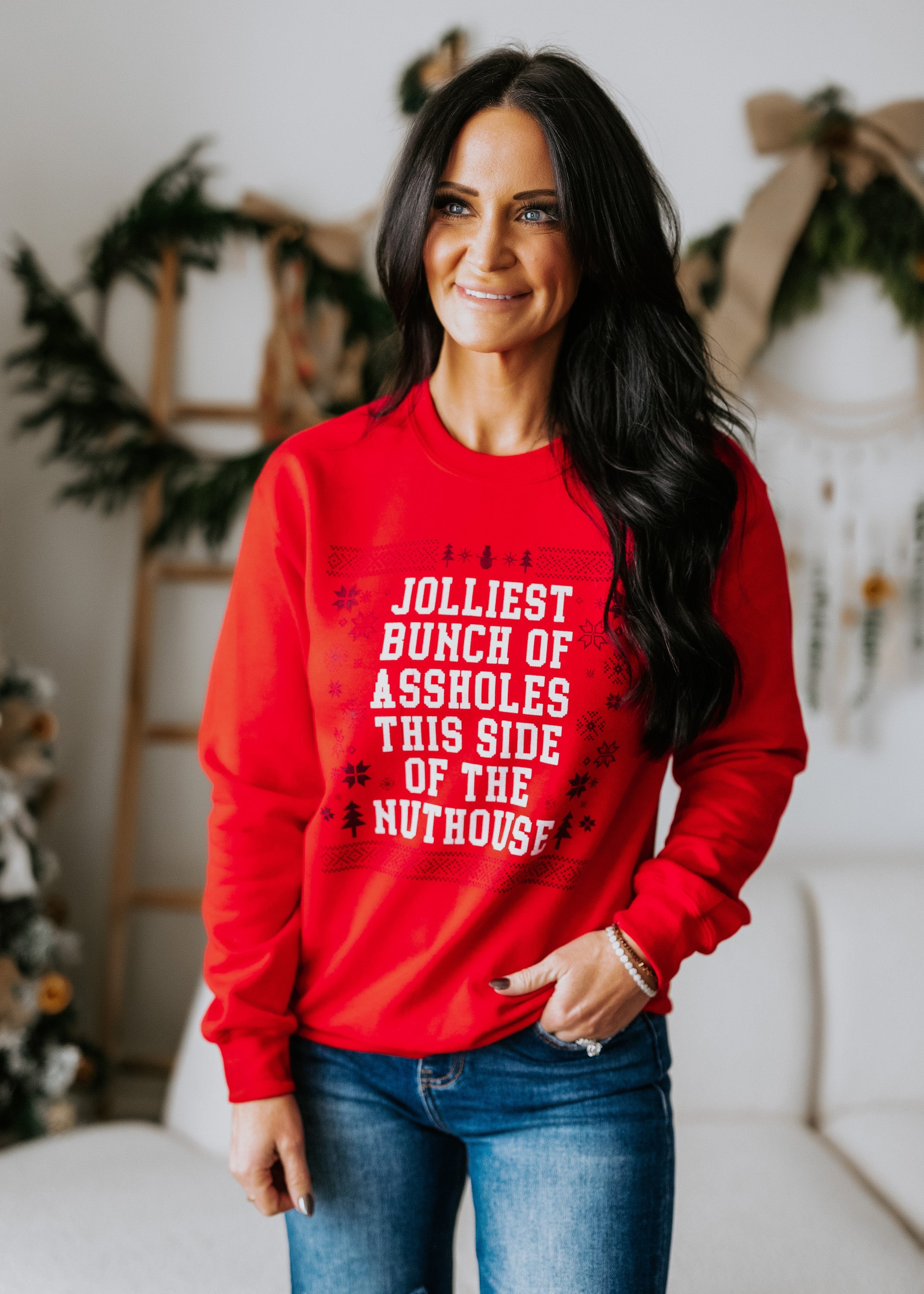 image of Jolliest Bunch Graphic Sweatshirt