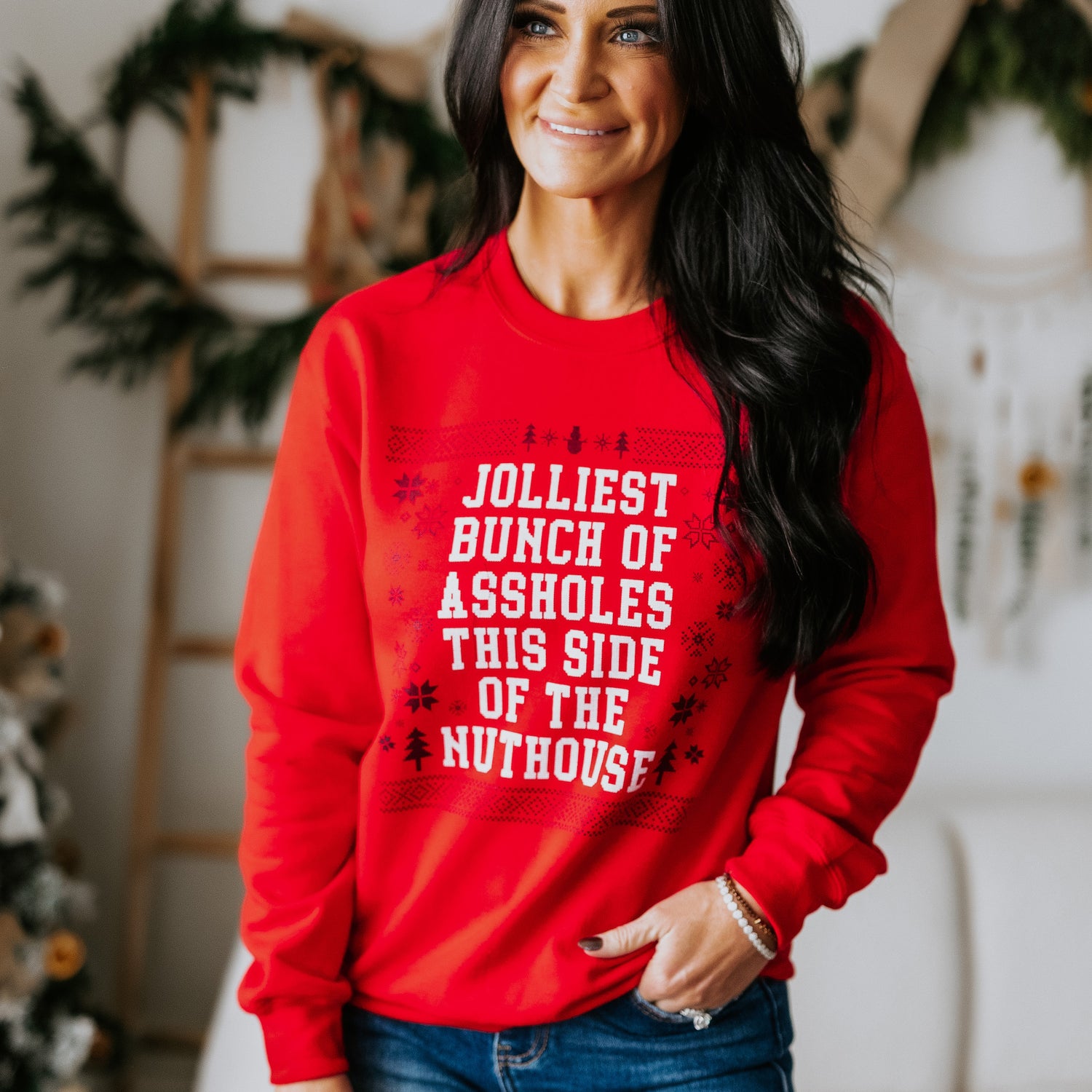 Jolliest Bunch Graphic Sweatshirt