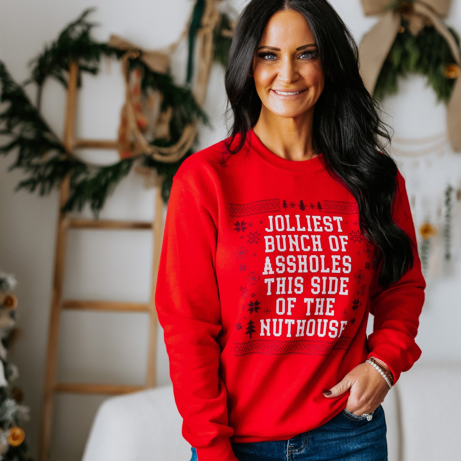 Jolliest Bunch Graphic Sweatshirt