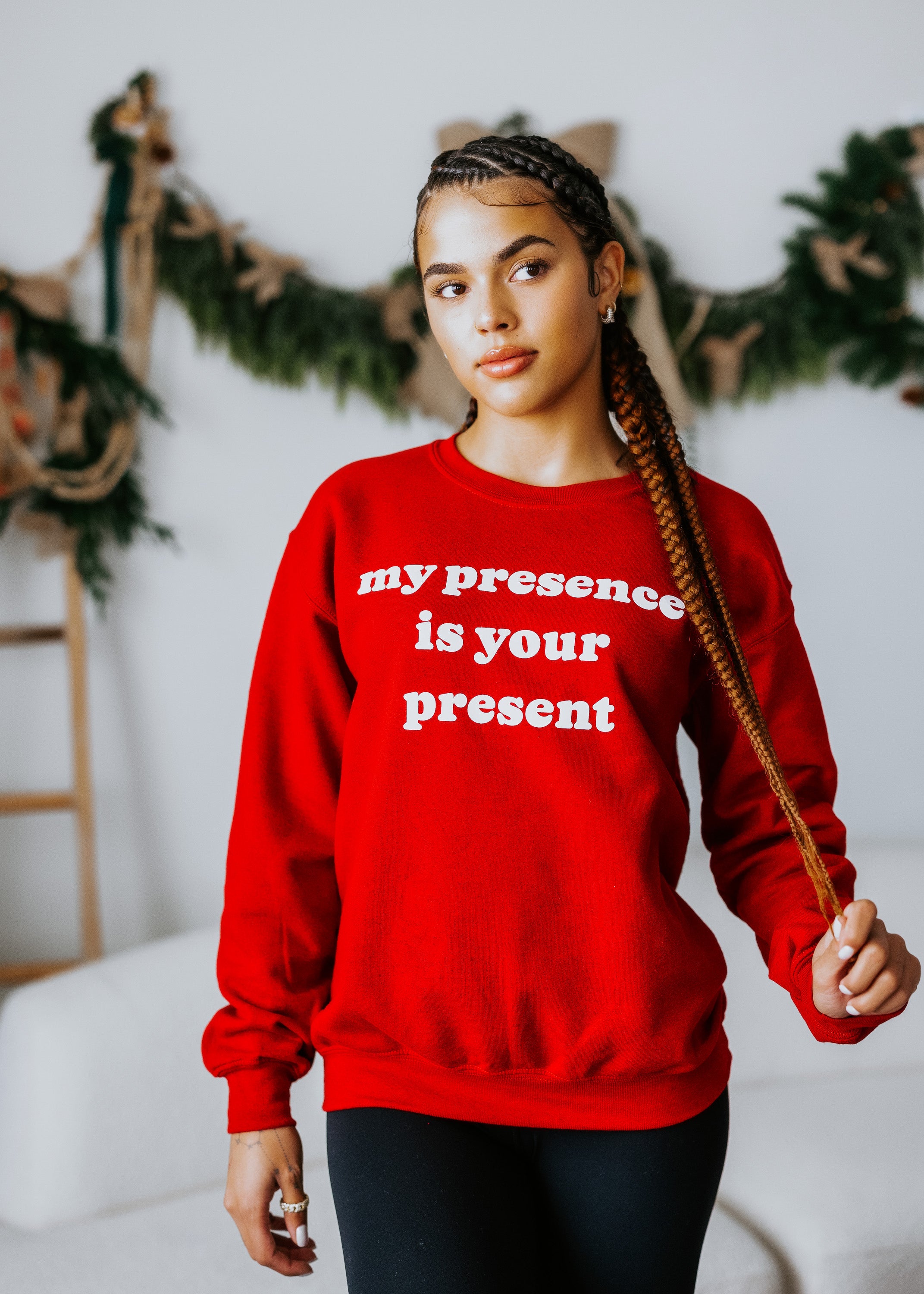 image of My Presence Graphic Sweatshirt