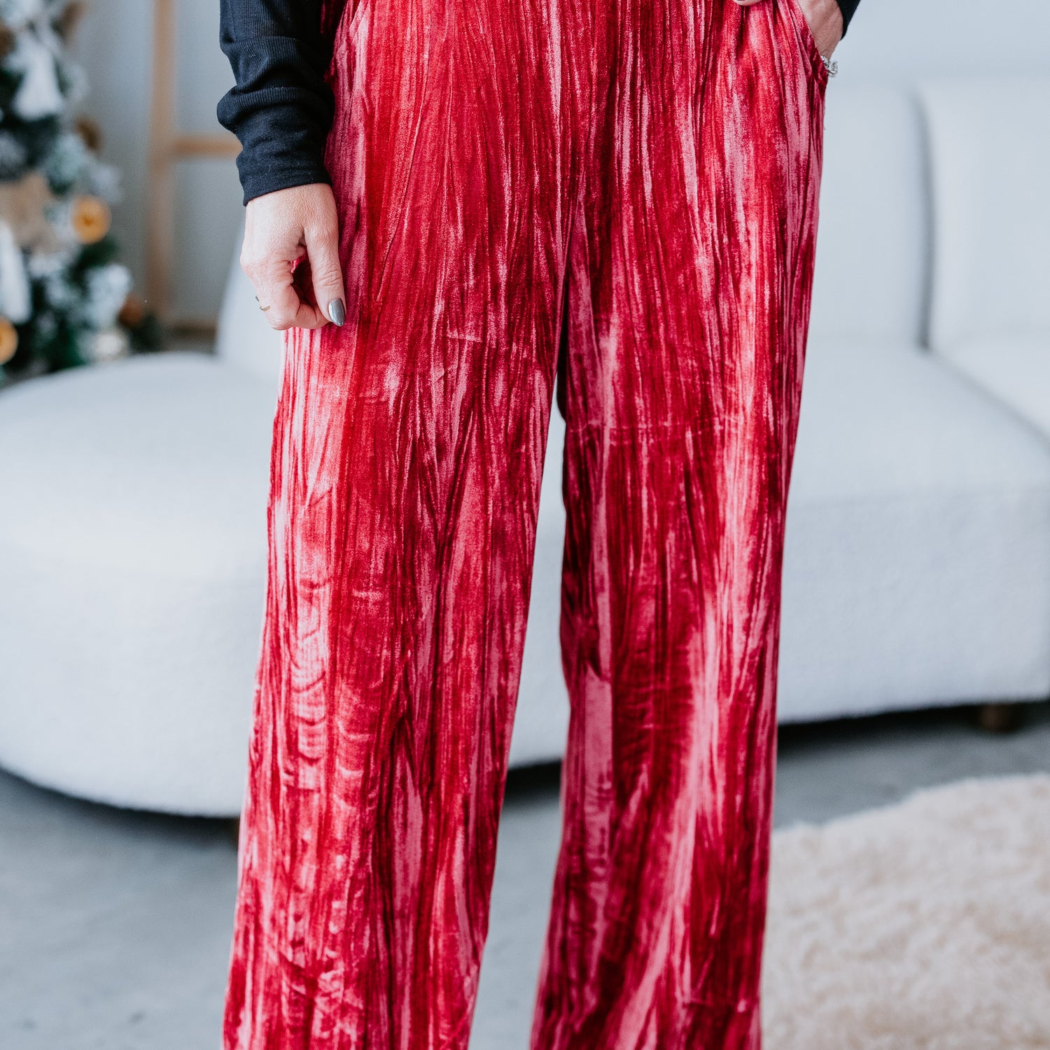 Natalie Velvet Pants