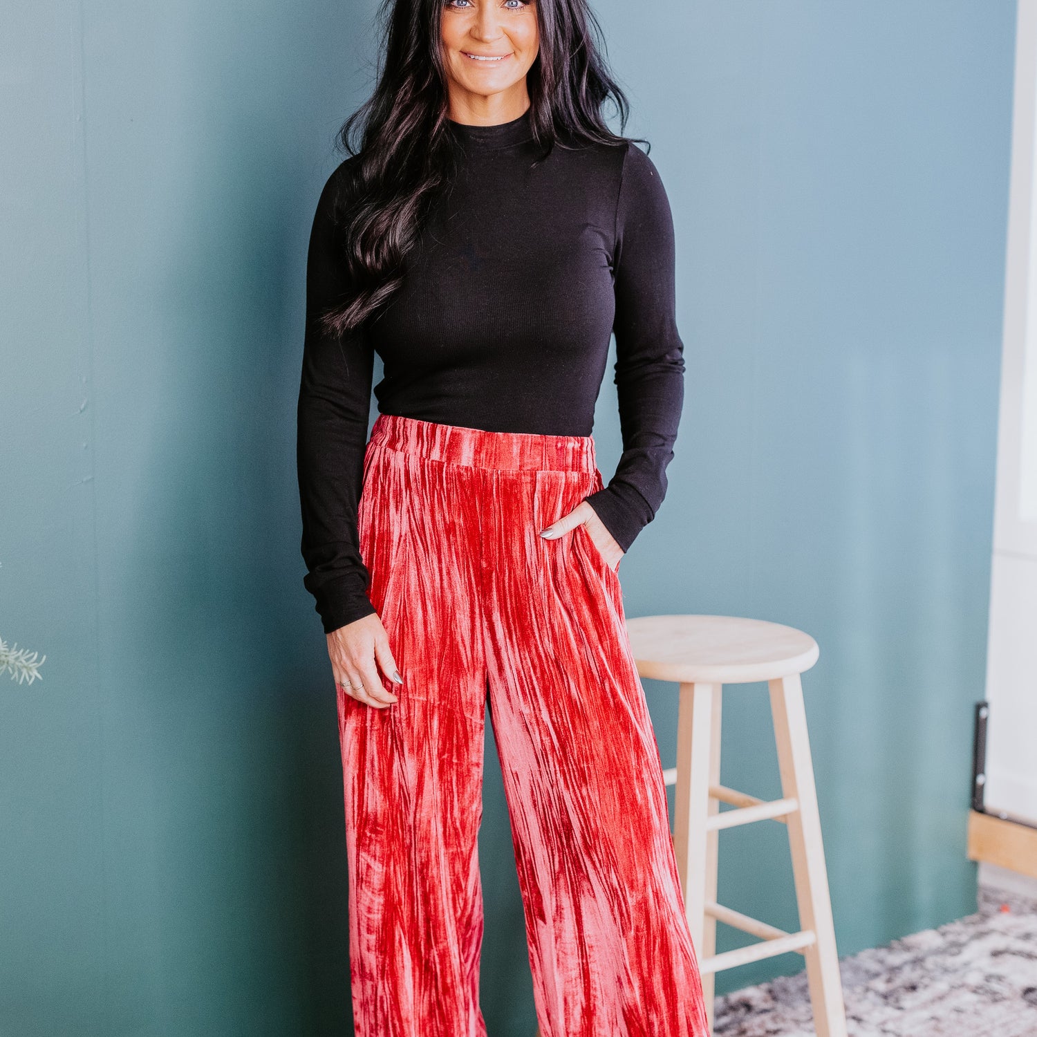 Natalie Velvet Pants