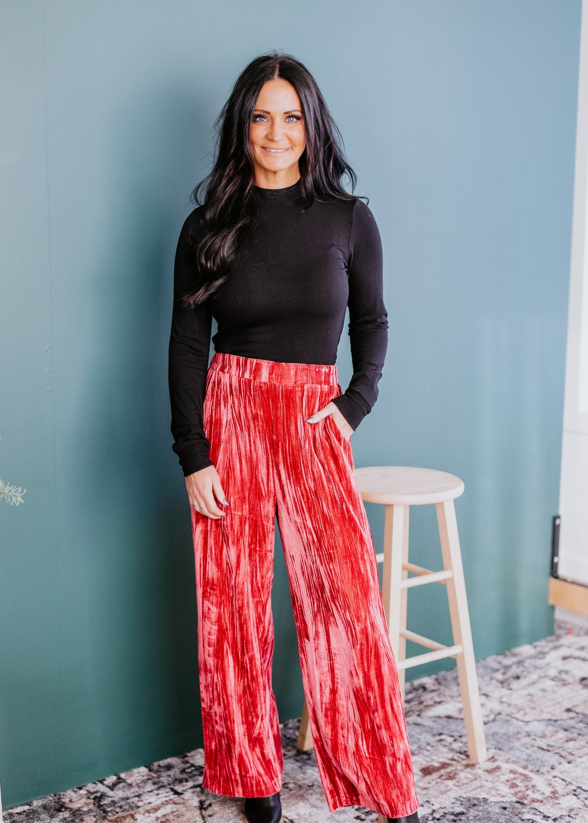 Natalie Velvet Pants