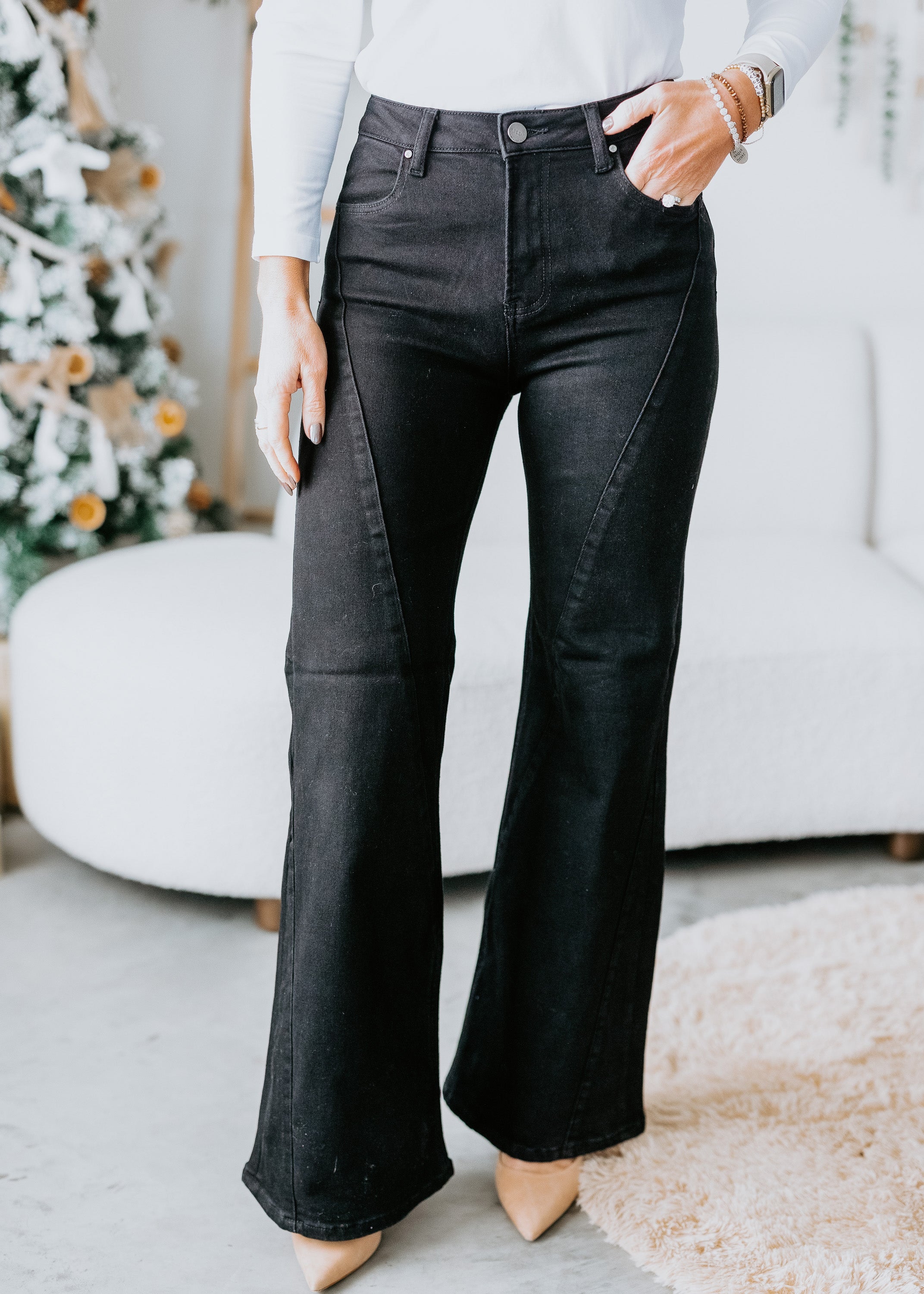 image of Courtney Wide Leg Jeans