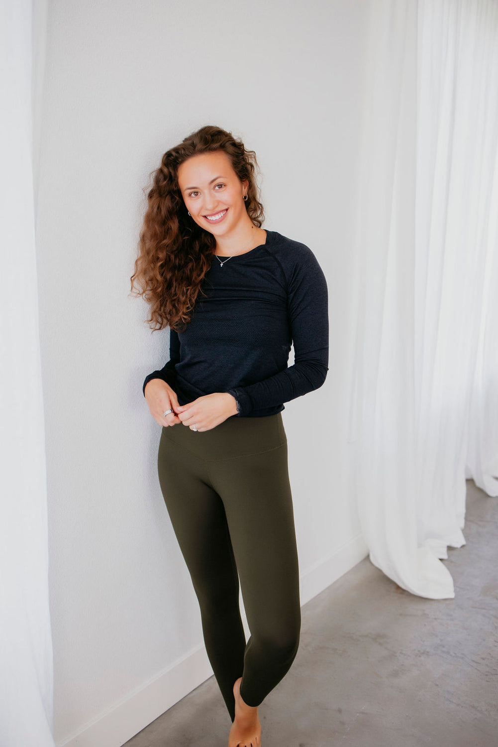 Langford V Waist Leggings by Lily & Lottie