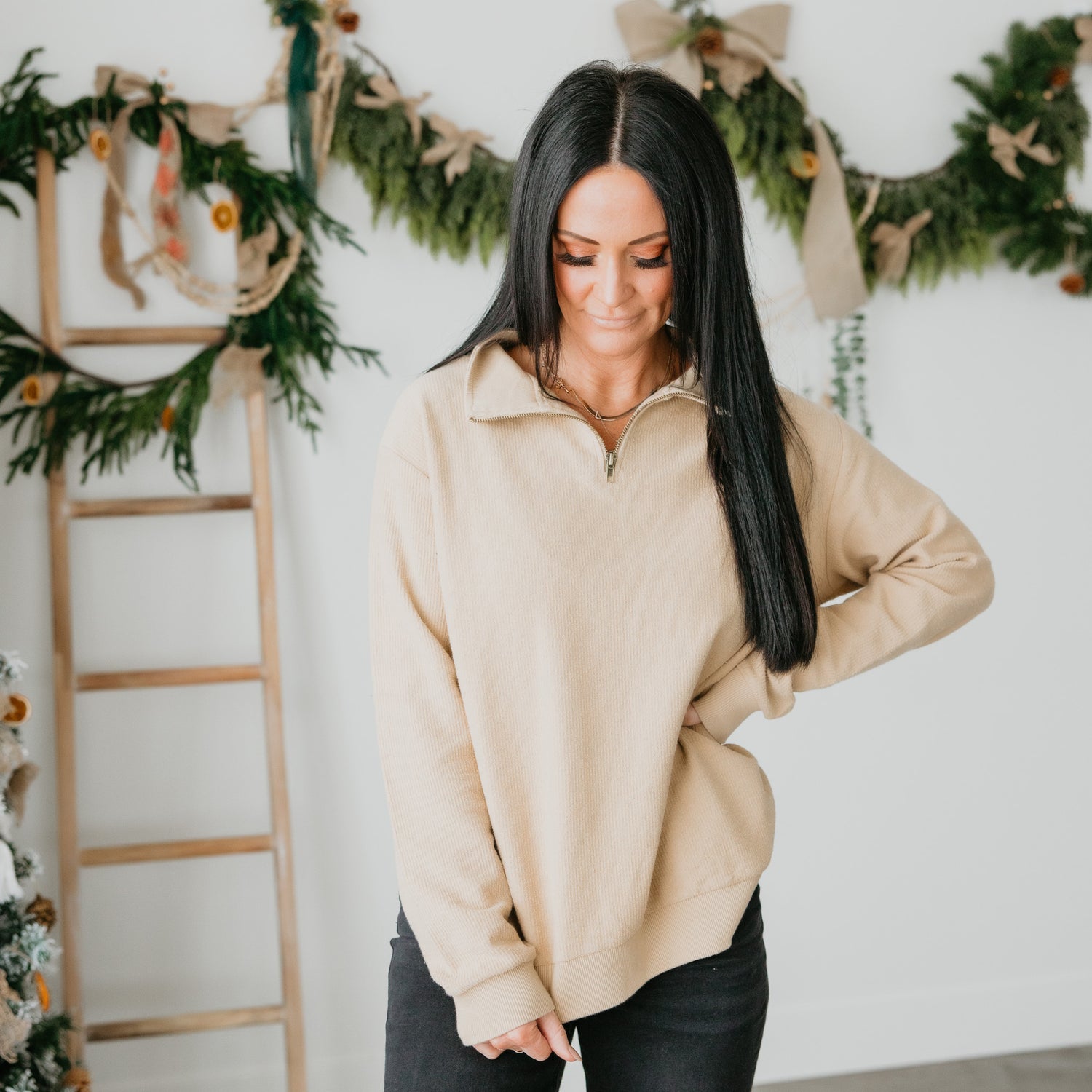 Valerie Ribbed Pullover