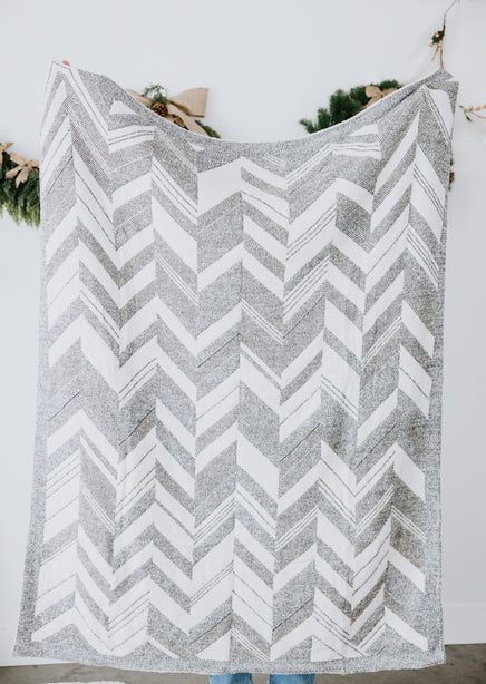 Herringbone Throw Blanket