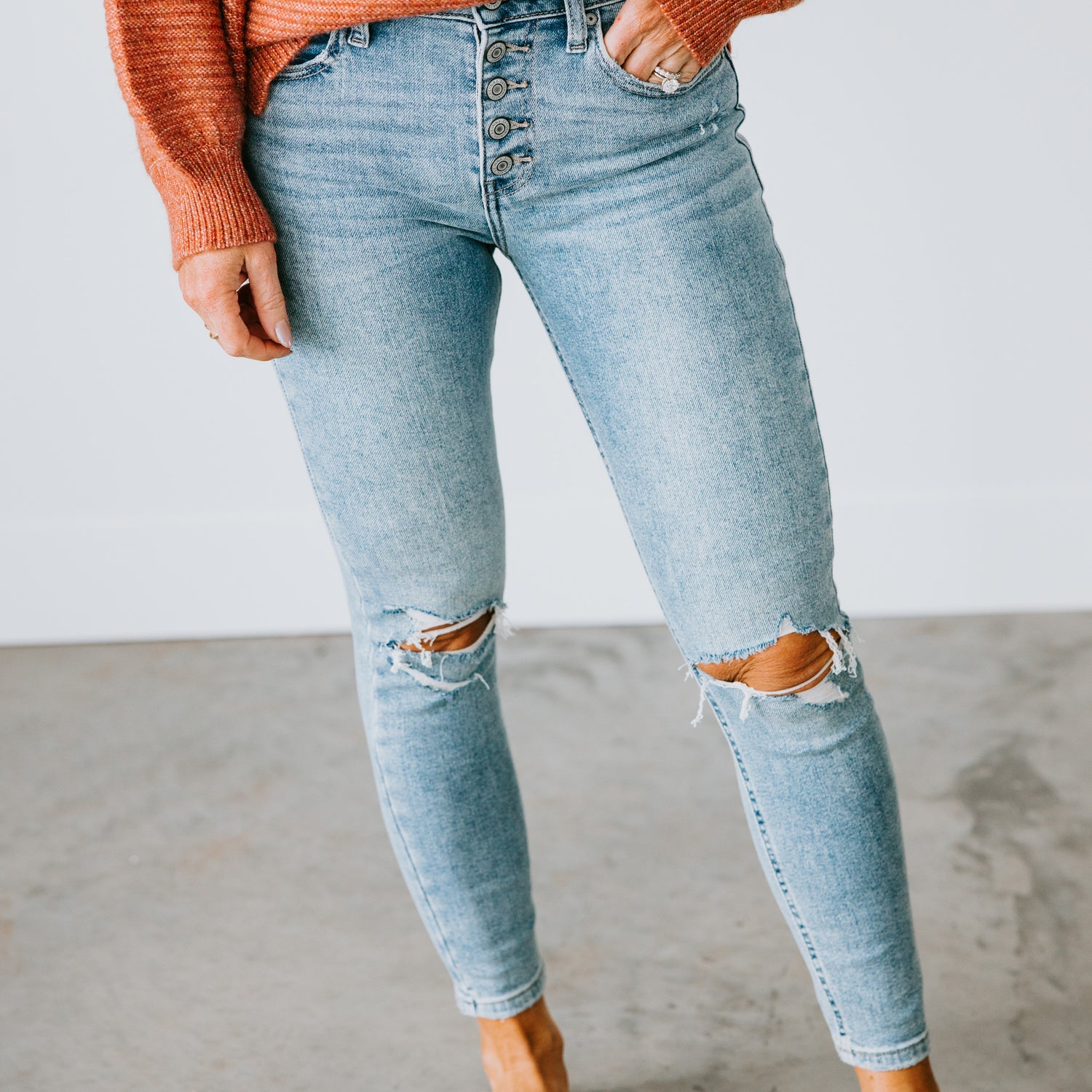 Keegan Skinny Crop Jean