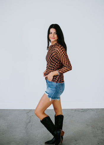 Finish Line Mesh Top