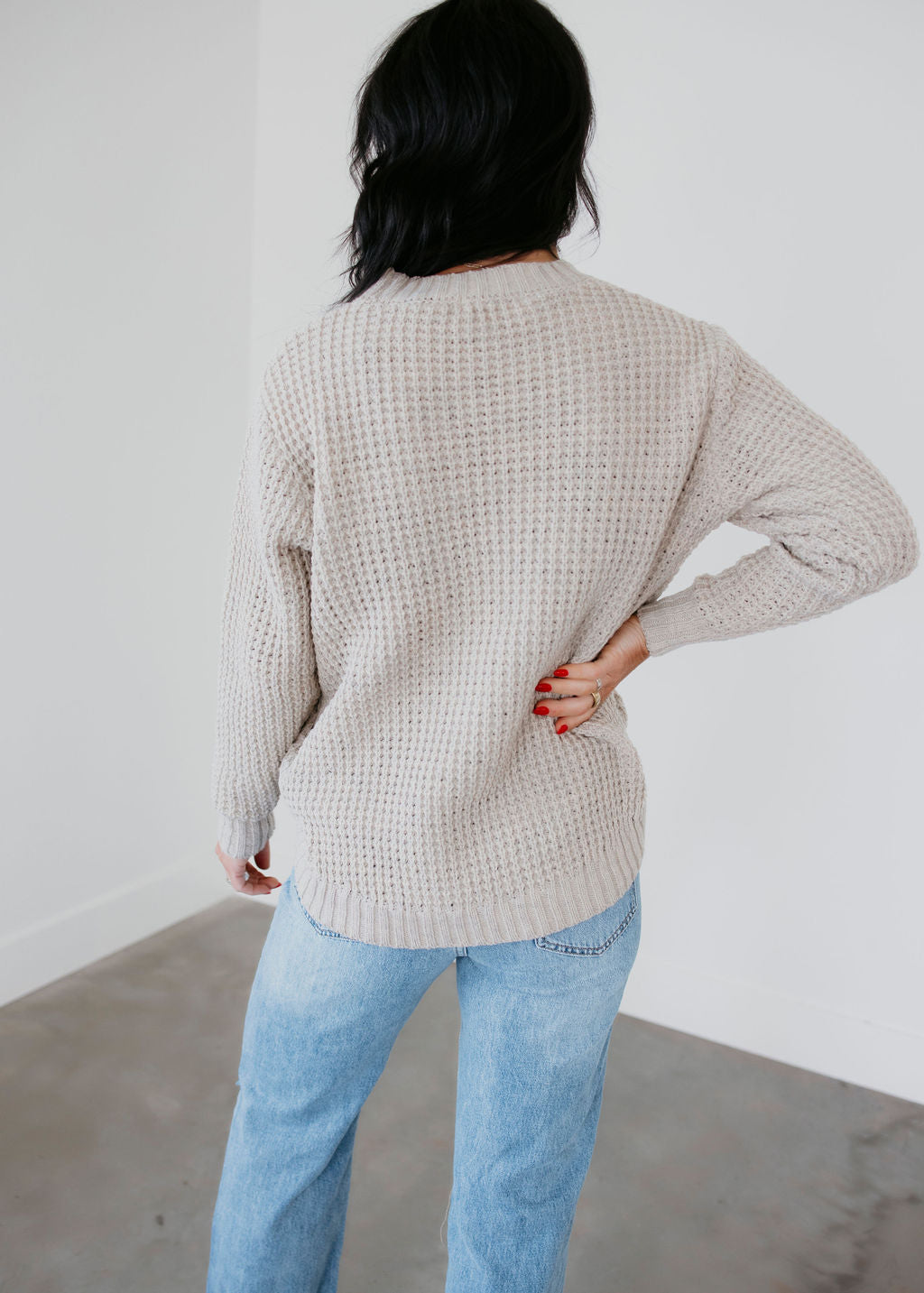 Gayle Waffle Knit Sweater