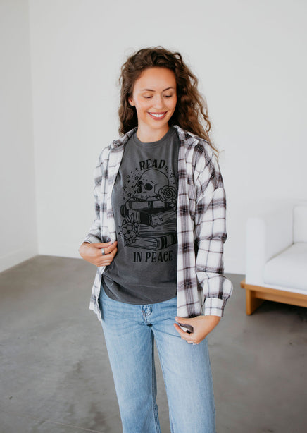 Josey Plaid Top