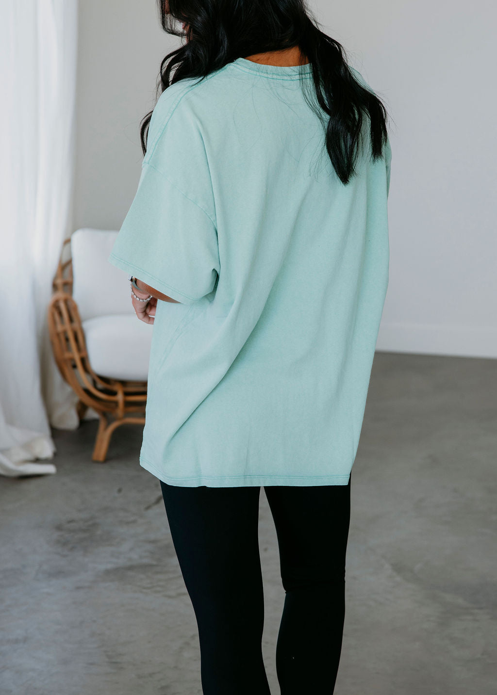 Brinley Oversized Mineral Wash Tee