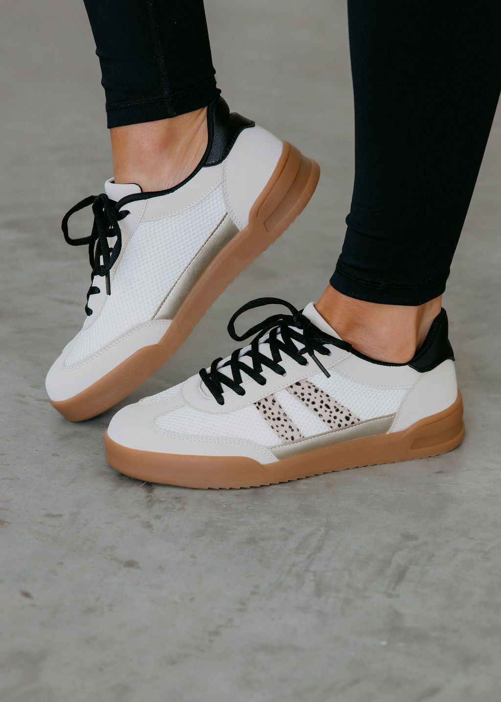 Let's Kick It Leopard Sneaker