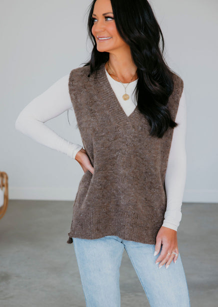 Lesley Knit Sweater Vest product view
