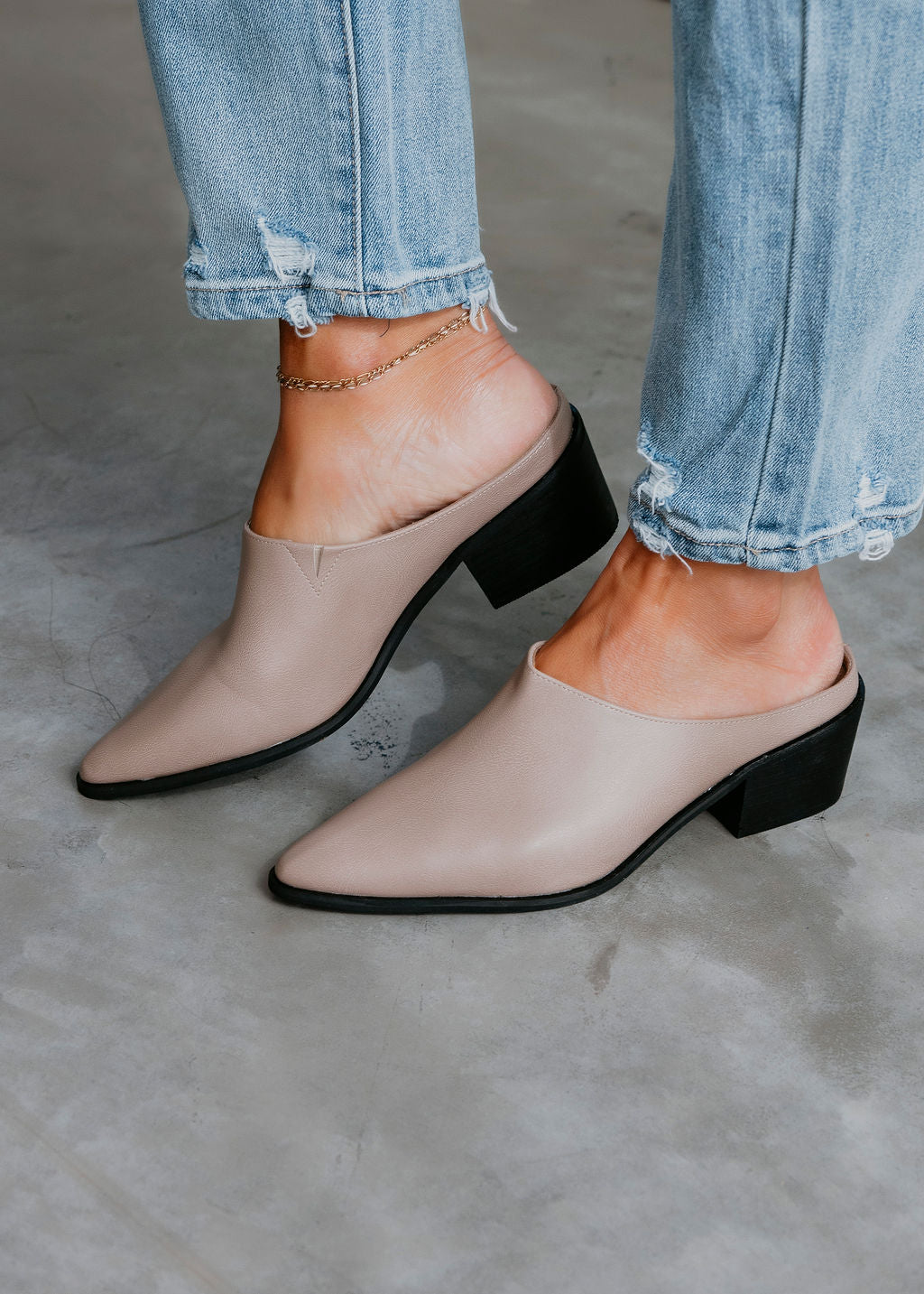 Gina Heeled Mule