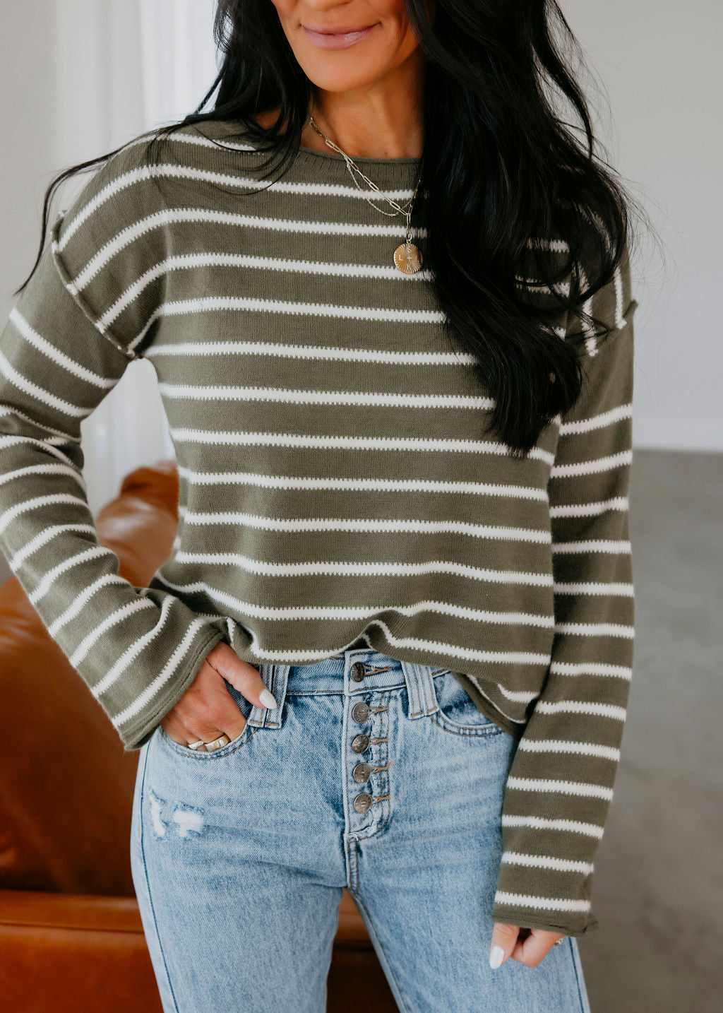 Seville Striped Sweater